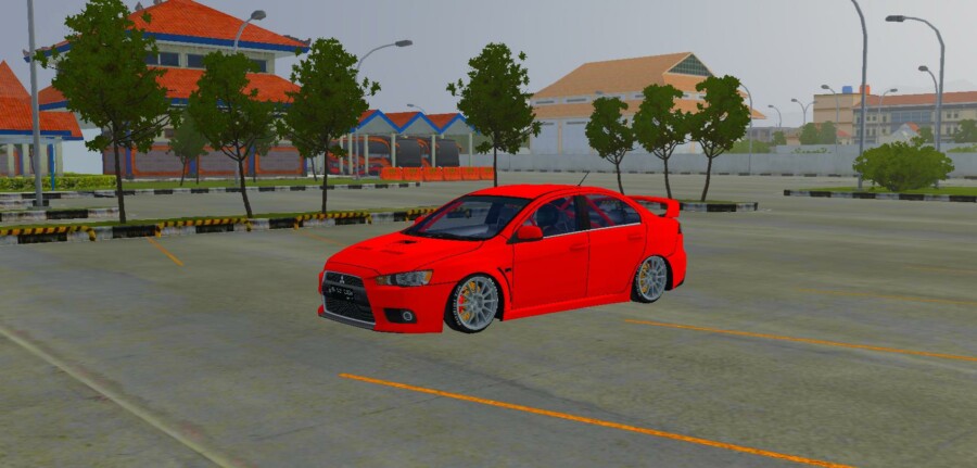 Mobil Mitsubishi Evo X Drift