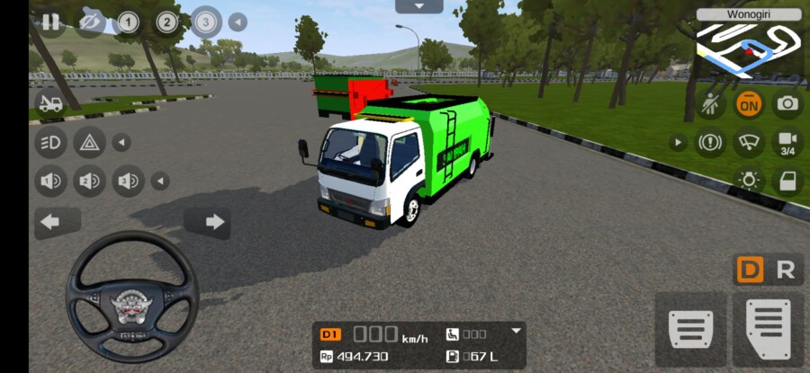 Truck Canter Sampah